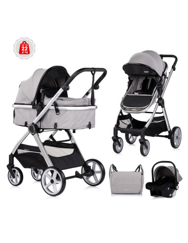 Детска количка "Виста" облачно сиво