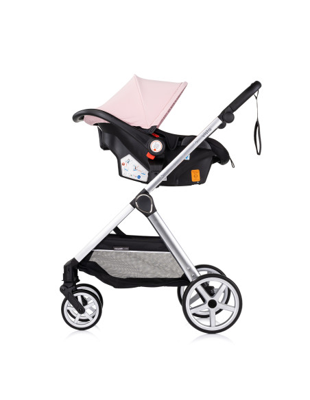 Детска количка "Виста" розов маршмелоу