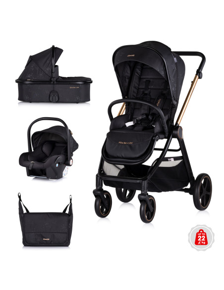 Детска количка 3 в1 "Марбея" къпина