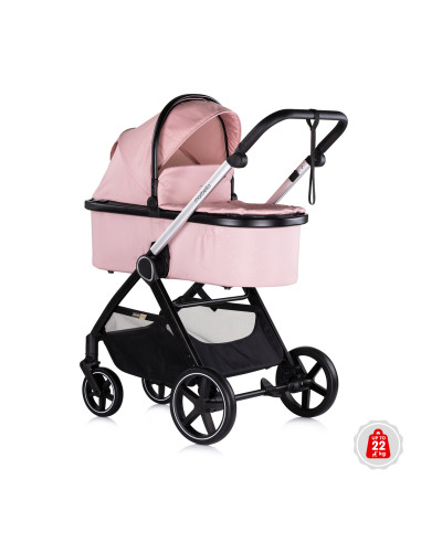 Детска количка 3 в1 "Марбея" розов маршм