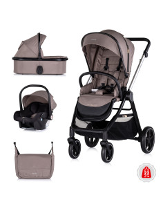 Детска количка 3 в1 "Марбея" тирамису