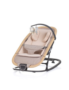 Бебешки шезлонг "Senso" бишкота+дърво