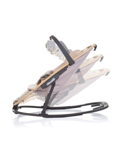 Бебешки шезлонг "Senso" бишкота+дърво