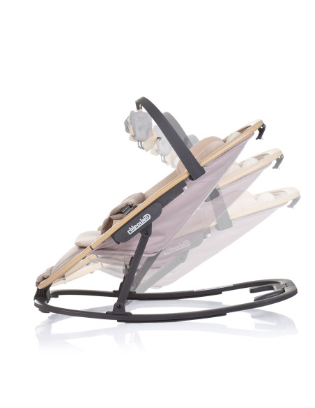 Бебешки шезлонг "Senso" бишкота+дърво