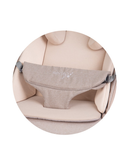 Бебешки шезлонг "Senso" бишкота+дърво