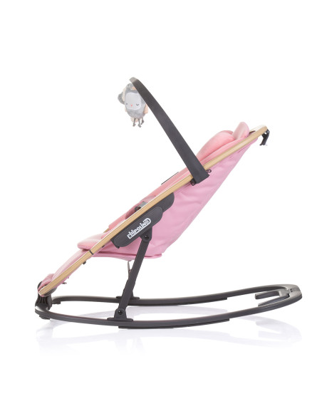 Бебешки шезлонг "Senso" маршмелоу+дърво