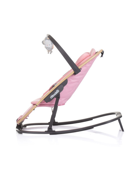 Бебешки шезлонг "Senso" маршмелоу+дърво