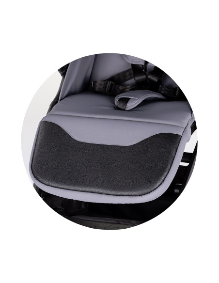 Детска количка 22 кг"ДИАМАНТ"облачно сив