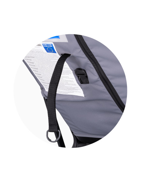 Детска количка 22 кг"ДИАМАНТ"облачно сив