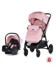 2 в1 Детска количка+столче"Ултера"розова