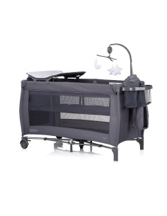 Детска преносима кошара Бела антрацит