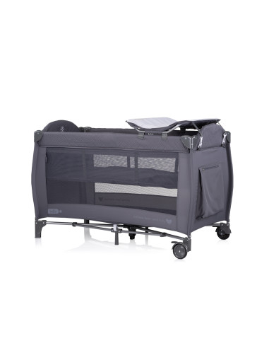 Детска преносима кошара Бела антрацит