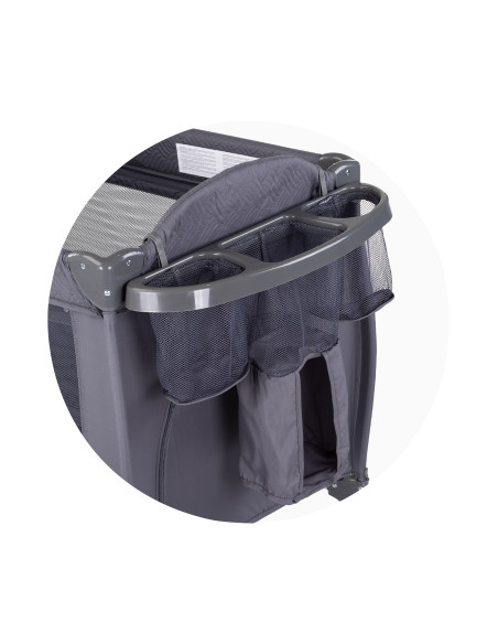 Детска преносима кошара Бела антрацит