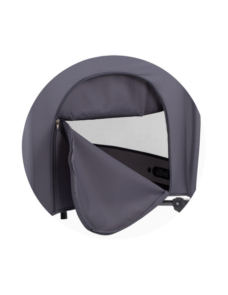 Детска преносима кошара Бела антрацит