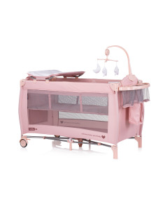 Детска преносима кошара Бела маршмелоу