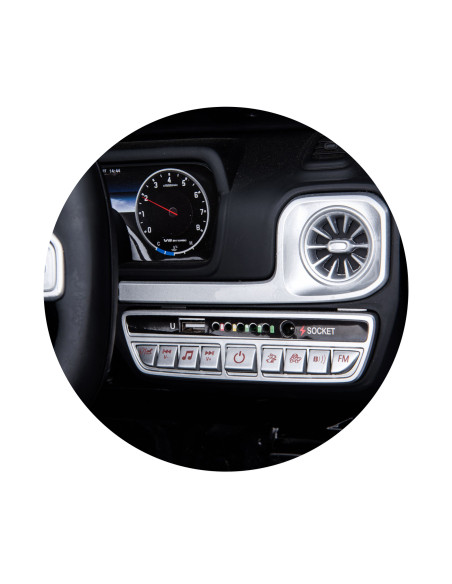 Джип MercedesAMG G63 черенEVAгуми,коженa