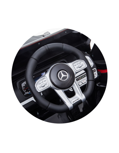 Джип MercedesAMG G63 черенEVAгуми,коженa