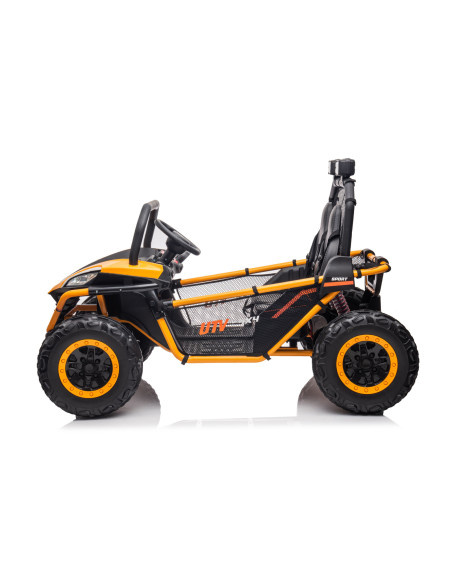 Електрическа кола за 2 деца БЪГИ EXPLORER жълт