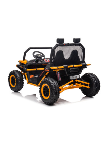 Електрическа кола за 2 деца БЪГИ EXPLORER жълт