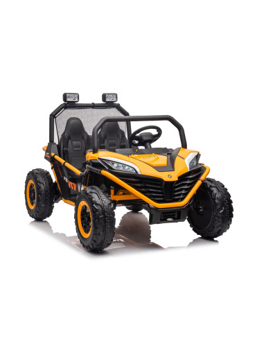 Електрическа кола за 2 деца БЪГИ EXPLORER жълт