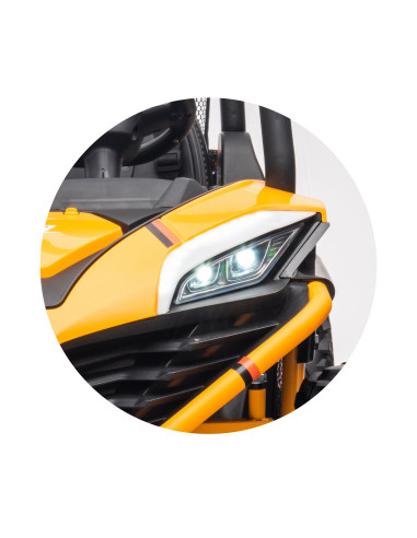 Електрическа кола за 2 деца БЪГИ EXPLORER жълт