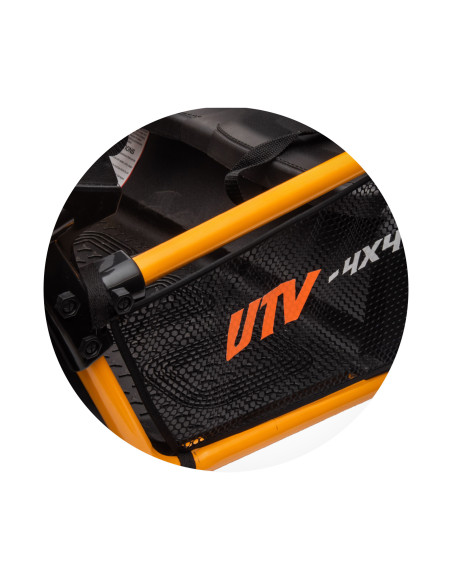 Електрическа кола за 2 деца БЪГИ EXPLORER жълт