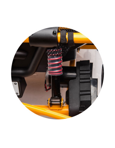 Електрическа кола за 2 деца БЪГИ EXPLORER жълт