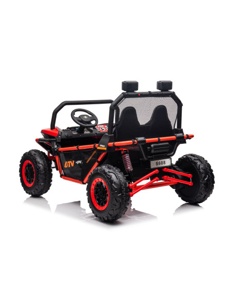 Електрическа кола за 2 деца БЪГИ EXPLORER червена