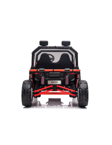 Електрическа кола за 2 деца БЪГИ EXPLORER червена