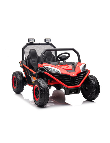 Електрическа кола за 2 деца БЪГИ EXPLORER червена