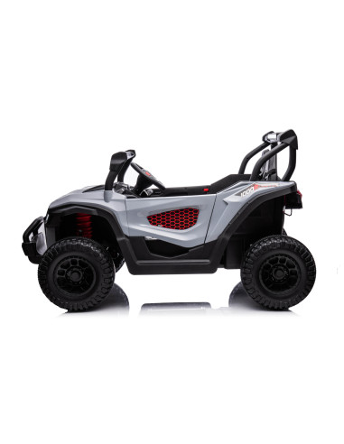 Електрическа кола за 2 деца БЪГИ MAGNUM сива