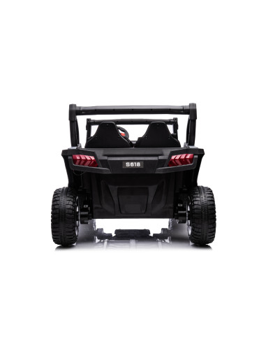 Електрическа кола за 2 деца БЪГИ MAGNUM сива