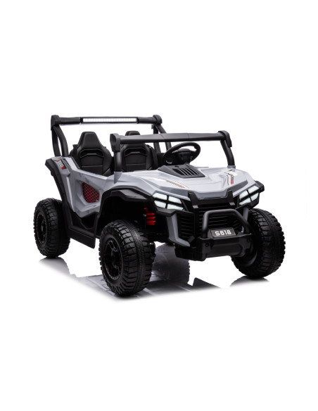 Електрическа кола за 2 деца БЪГИ MAGNUM сива