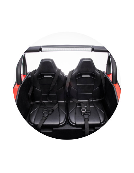 Електрическа кола за 2 деца БЪГИ MAGNUM червена