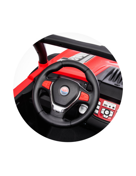 Електрическа кола за 2 деца БЪГИ MAGNUM червена