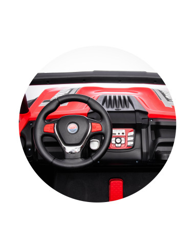 Електрическа кола за 2 деца БЪГИ MAGNUM червена