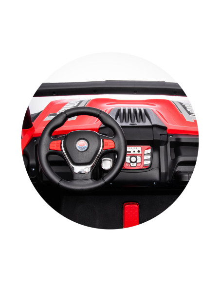 Електрическа кола за 2 деца БЪГИ MAGNUM червена