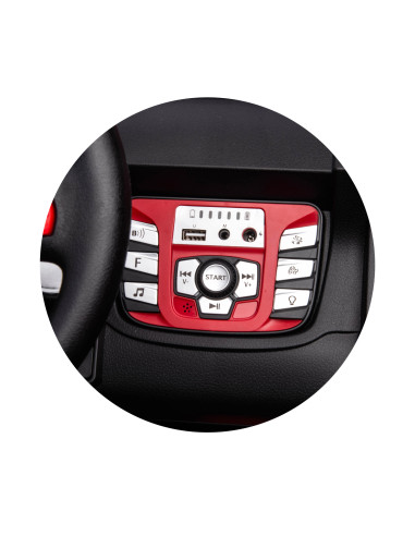 Електрическа кола за 2 деца БЪГИ MAGNUM червена