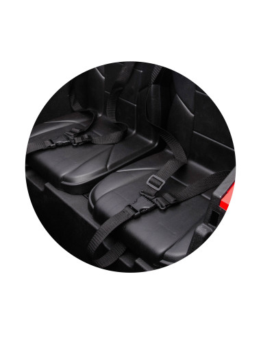 Електрическа кола за 2 деца БЪГИ MAGNUM червена