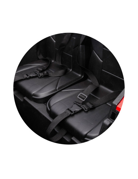 Електрическа кола за 2 деца БЪГИ MAGNUM червена