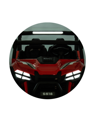 Електрическа кола за 2 деца БЪГИ MAGNUM червена