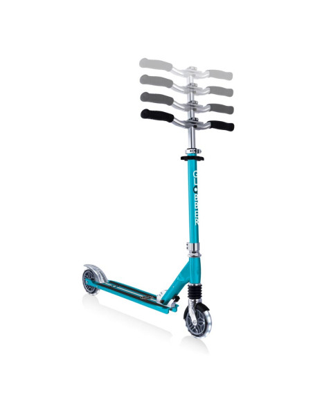 Алуминиева сгъваема тротинетка за деца FLOW ELEMENT COMFORT LIGHTS – аква