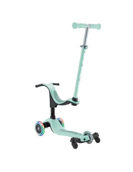 Тротинетка 4 в 1 GLOBBER GO UP SPORTY LIGHTS 360° - ментова