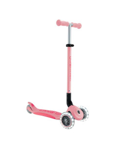Сгъваема тротинетка със светещи колела ELITE LIGHTS – розова