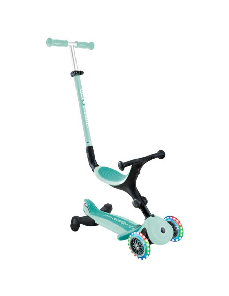 Сгъваема тротинетка с родителски контрол GO UP ACTIVE  LIGHTS 360°, ментова