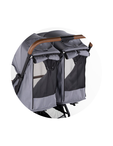 Количка за близнаци Twinity облак