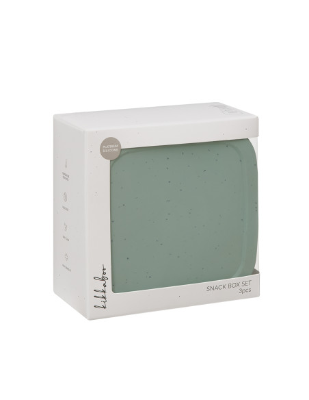 Сет кутии за храна 3 бр Platinum Silicone Sage