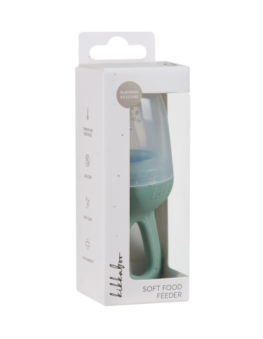 Биберон за мека храна Platinum Silicone Sage