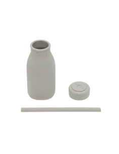 Шише със сламка Platinum Silicone Sand 2