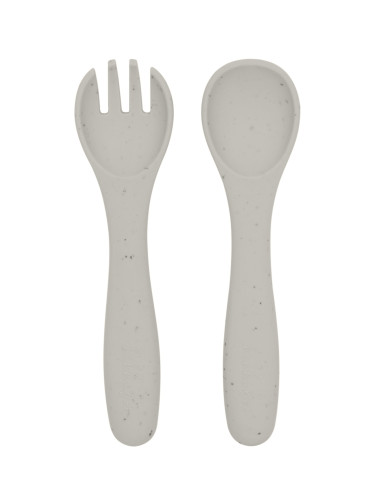 Сет вилица и лъжица Platinum Silicone Sand